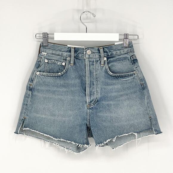 Citizens of Humanity Marlow Vintage Denim Shorts Libertine Wash NWT Size 23 - Picture 2 of 7